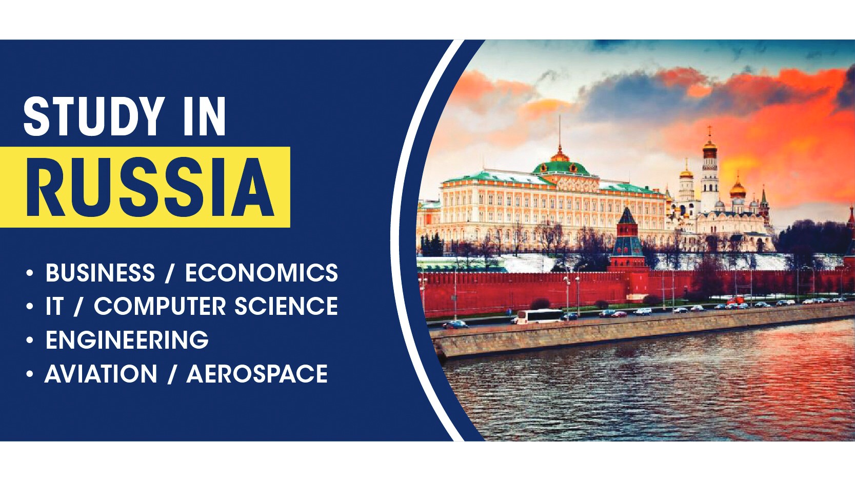 One of the online ‘Study in Russia’ adverts.